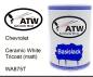 Preview: Chevrolet, Ceramic White Tricoat (matt), WA875T: 500ml Lackdose, von ATW Autoteile West.